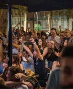 ambiance en bar pour la coupe du monde