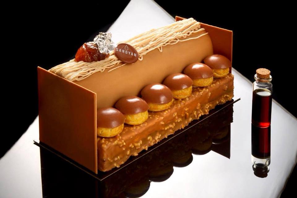 Buche praliné caramel Toulouse